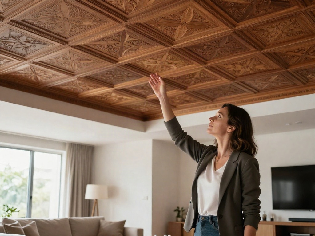 Deckenplatten Wohnzimmer