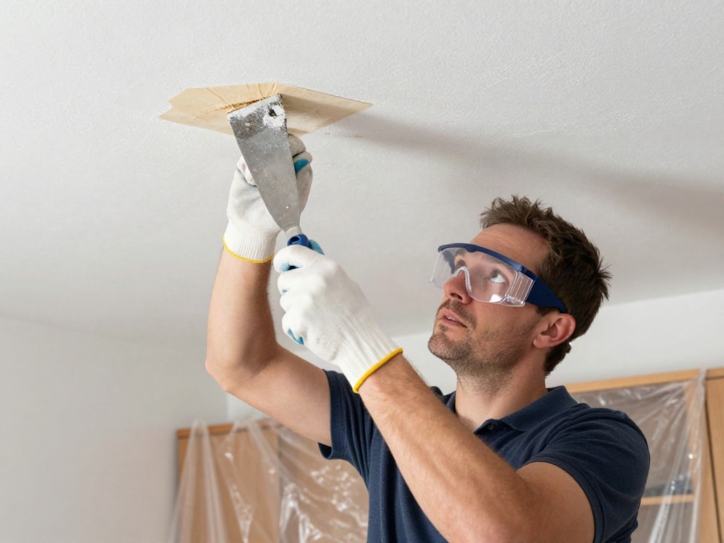 Deckenplatten Kleber entfernen