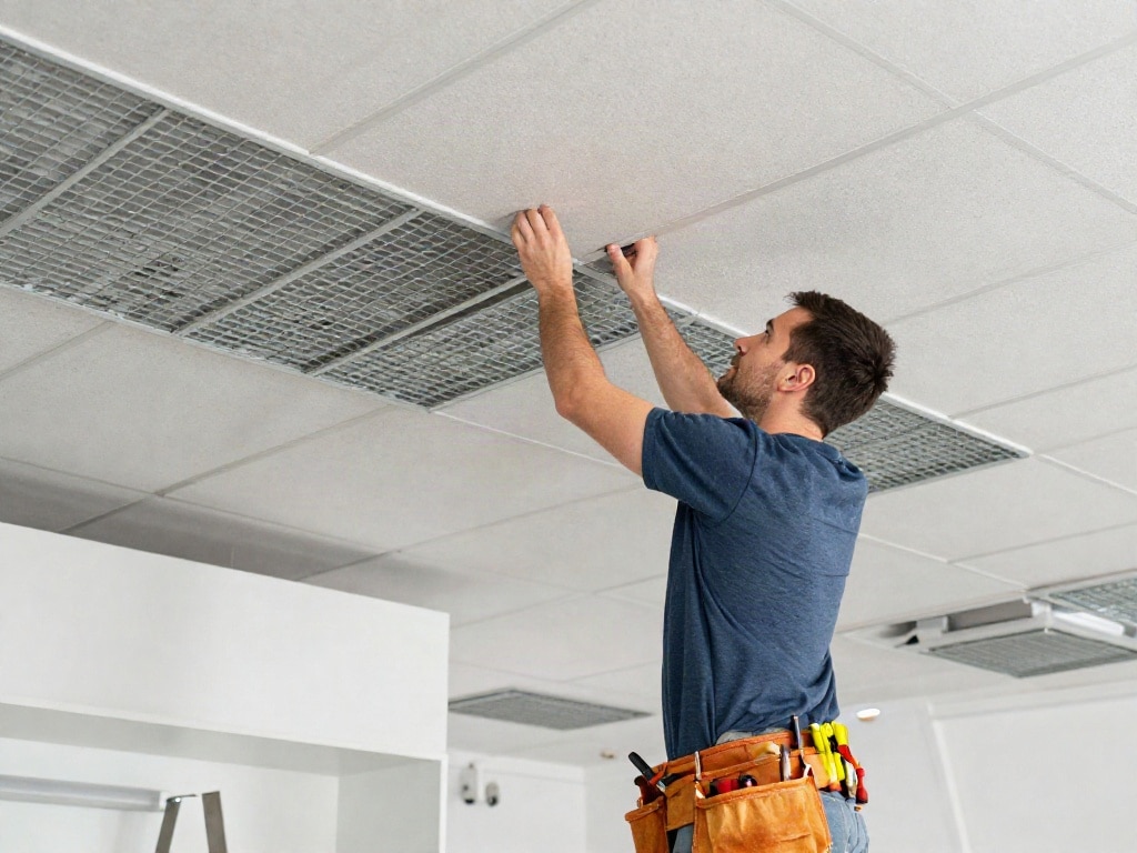 Deckenplatten oder Spanndecke