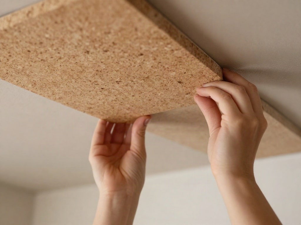 Kork Deckenplatten