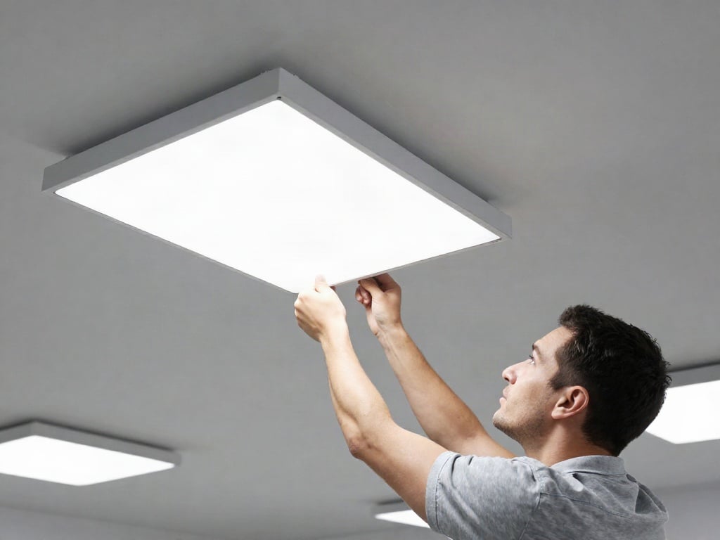 LED Panel Rasterdecke